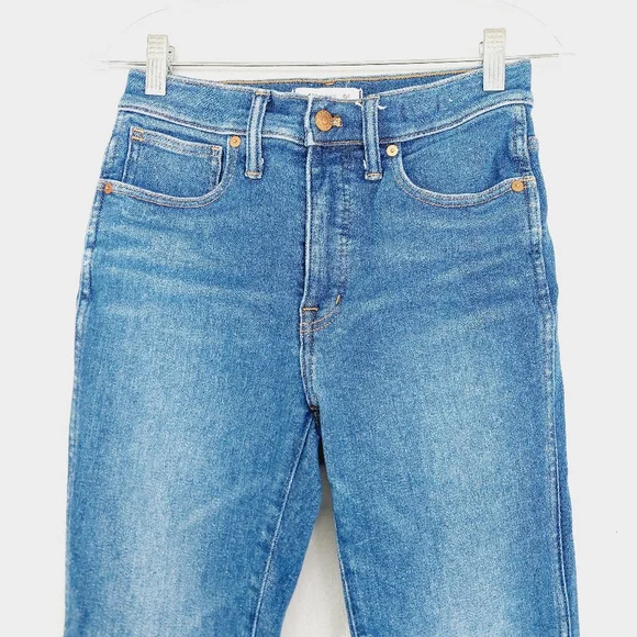 NEW Madewell 10" High-Rise Skinny Jeans in Medium Wash P6865 - Picture 3 of 9